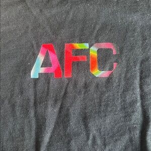 Arsenal Football Club Graphic TShirt Black Size Medium